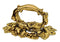 Brass Carved Door Handle