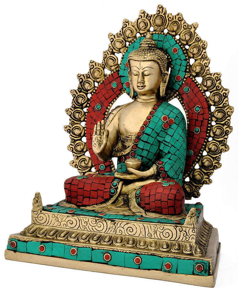 Decorated Beautiful Buddha Figure
