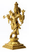 Fluting Krishna Holding Conch and Chakra 12"