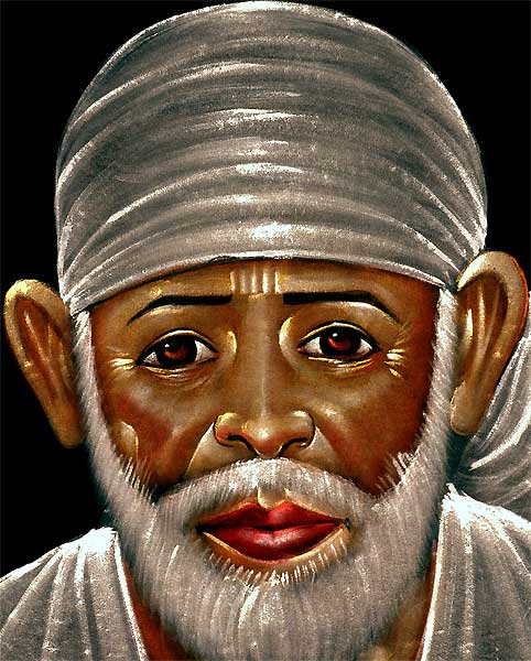 Om Sree Sai Natha - Velvet Paintings