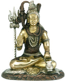 Blessing Shiva Brass Sculpture