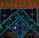 Garden at Night - Kutchi Tribal Tapestry