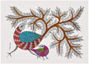 Peacocks - Folk Art Gond Panting