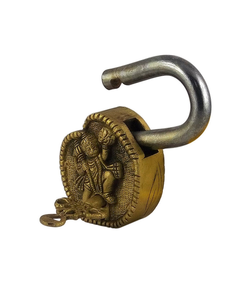 Sankat Mochan Hanuman Brass Decoratiive Lock