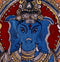 Paisley Ganesha - Cotton Kalamkari Painting