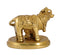 Brass Holy Cow and Calf Sculpture