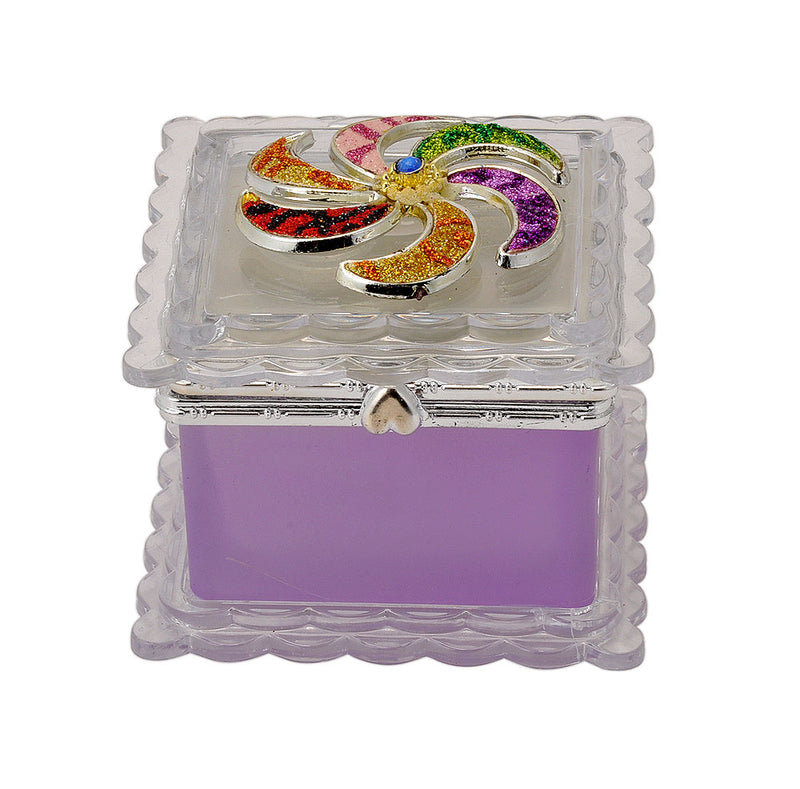 Square Glass Jewelry Box