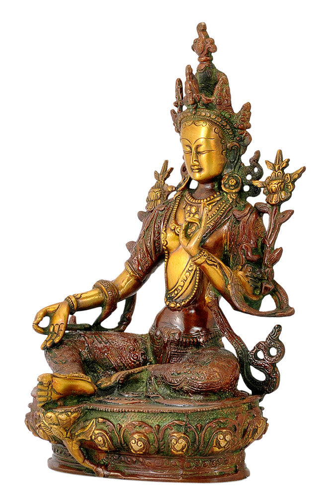 Saviour Goddess Green Tara 12.50"