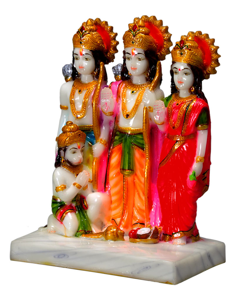 Shree Ram Darbar - Resin Statue 8.5"