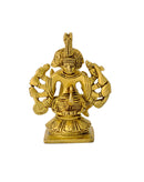 Five Headed Hanuman Small Brass Statue