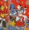 Raas Leela Krishna's Dance - Patachitra Painting