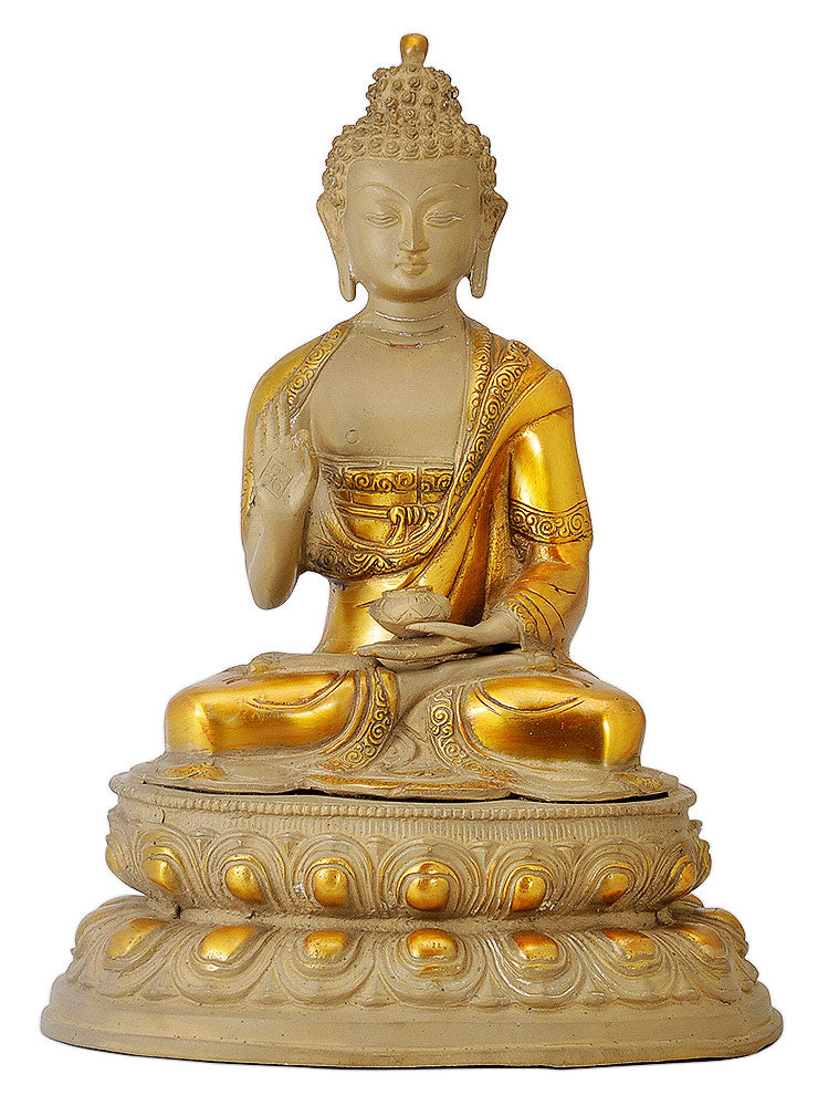 Vitarka Mudra Buddha on Lotus Base