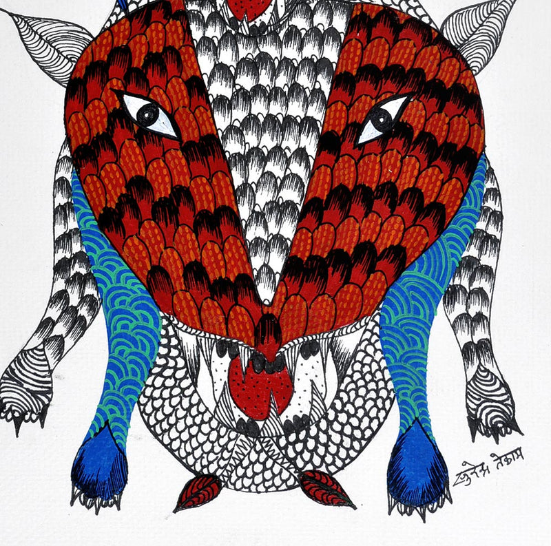 Untitled- Gond Tribal Panting