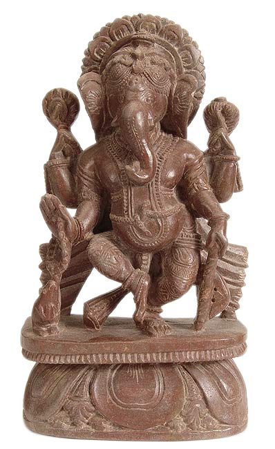 Beautiful Lord Ganesha - Stone Statue