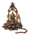 Ganesha Brass Hanging Lamp 11"