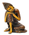 Dream of Buddha - Colored Brass Statue