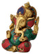 Lord Gajanana Ganpati Brass Sculpture