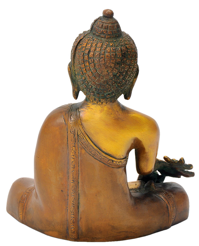 Antiquated Healing Medicine Buddha Statue