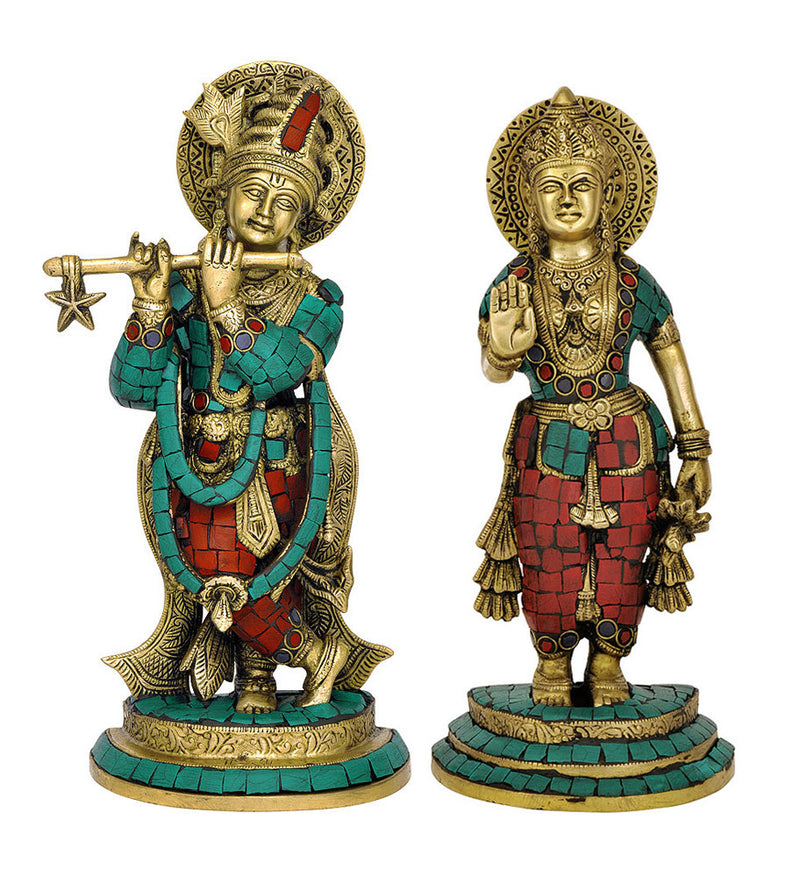 Murlimanohar Krishna with Radha Rani 11.50"