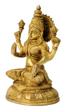 Goddess Ma Lakshmi Brass Figurine