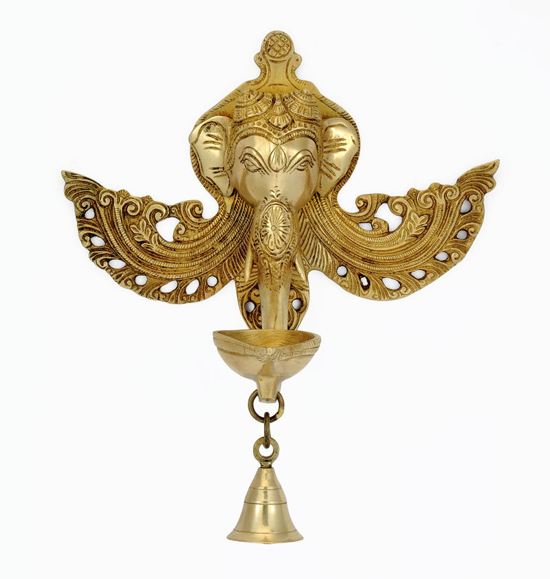 God Ganesha Wall Hanging Lamp