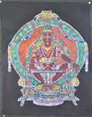 God Ayyappan - Beautiful Batik Painting 32"