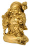 Feng Shui Laughing Buddha Brass Figure
