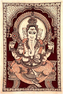 Jai Deva Ganesha - Kalamkari Painting
