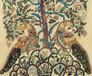 Peacocks Under Blossoming Tree