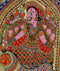 Goddess Durga - Madhubani Painting on Handmade Paper