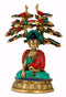Beautiful Medicine Buddha Seated Under Tree