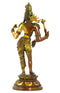 Ardhanarishwar Lord Shiva - Golden and Copper Finishing Brass Statue