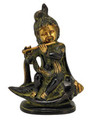 Black Finish Bala Krishna Playing Flute