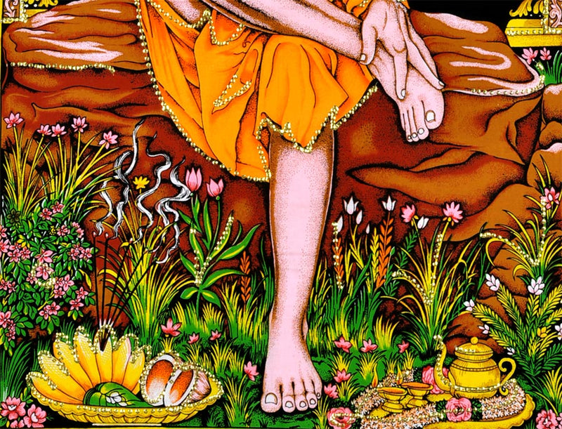 Lord Shirdi Sai Baba Cotton Tapestry