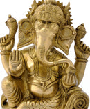 Seated Ganesha Figure 13"