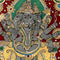 "Ashta Ganesha" Eight Ganeshas - Kalamkari Painting 75"