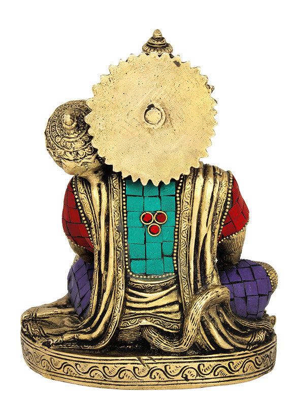 Blessing Hanuman Brass Figure