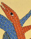 Inhabitants of Jungle - Gond Painting