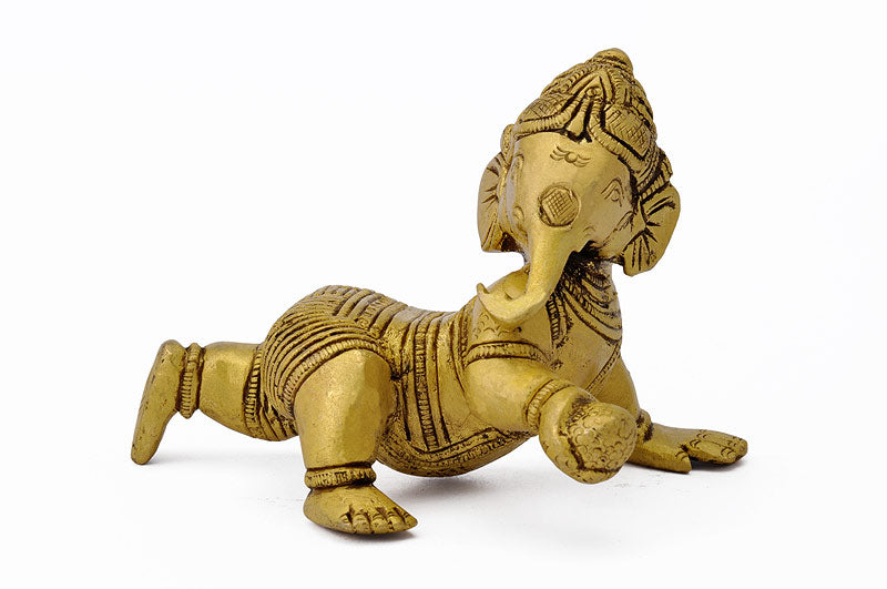 Crawling Laddu Ganesh 4.25"