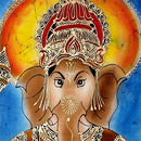 Everyone's Favourite 'Lord Ganesh' - Batik Painting