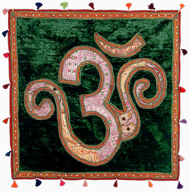 Aum Sweet Aum IV - Velvet Wall Hanging