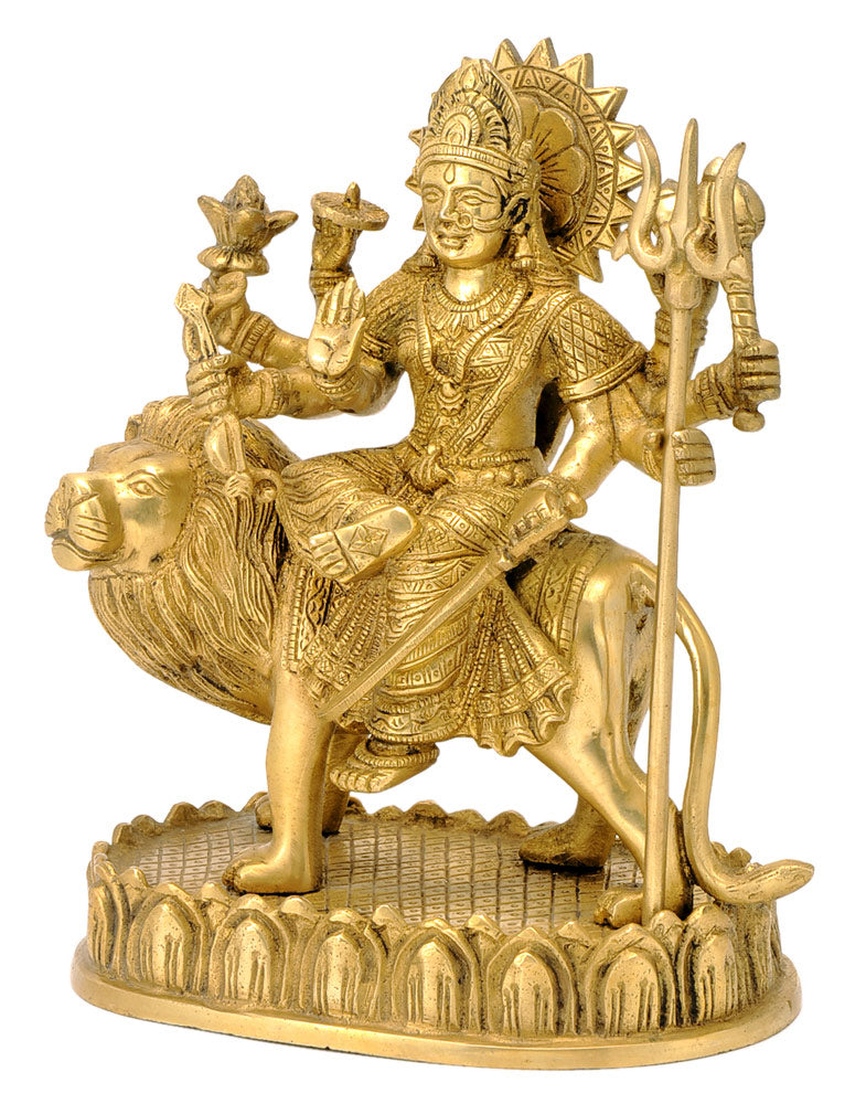 Bhagwati Durga Ma Brass Statue