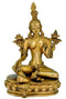 Goddess Green Tara - Brass Sculpture
