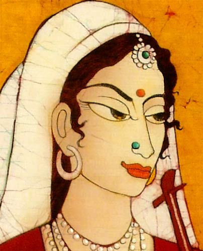 For a Livelihood-Folk Batik Painting