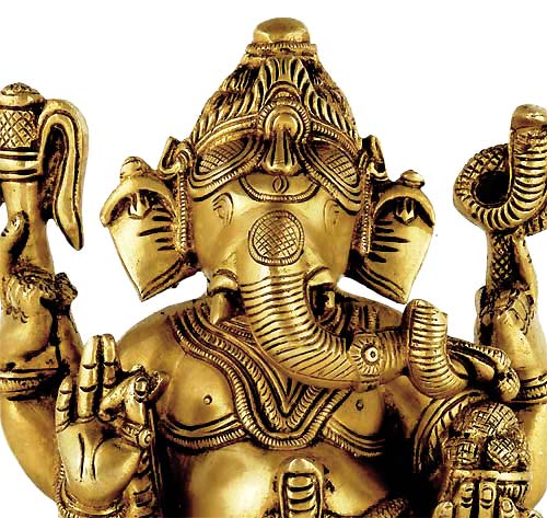 The Lord of Ganas - Brass Sculpture