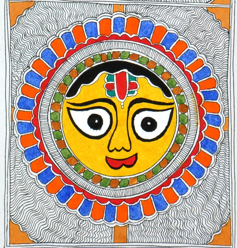Bright & Beautiful - Madhubani Painting