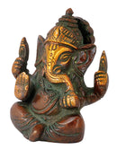 Small Metalic Ganesha Statue