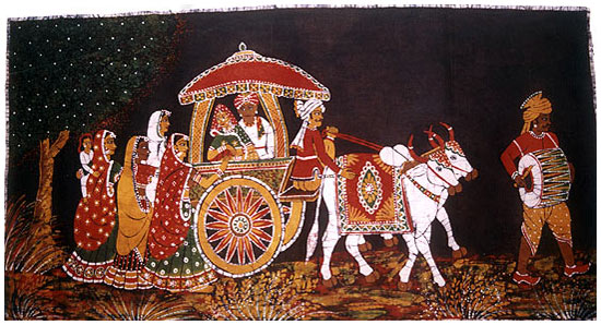 Farewell-Folk Art Painting