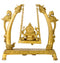 Gauri Putra Ganesha Swing on Jhula - Brass Sculpture