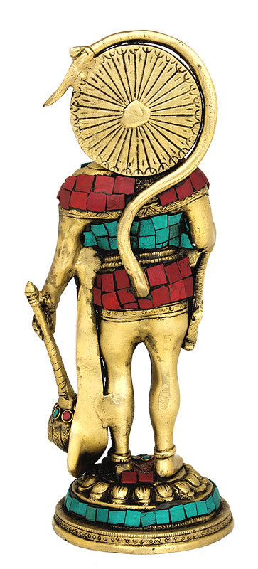 Standing Lord Hanuman Brass Statue